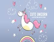 Unicorn background 1
