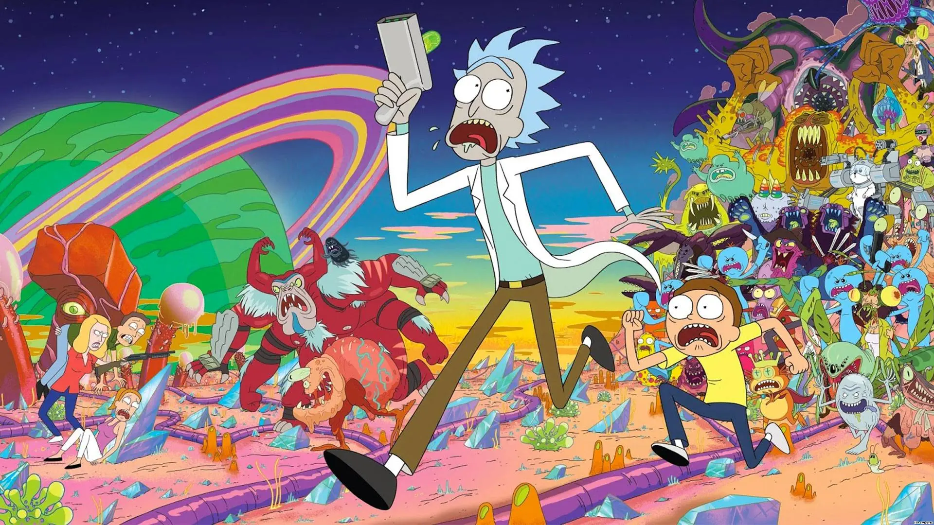 Rick and Morty background 11