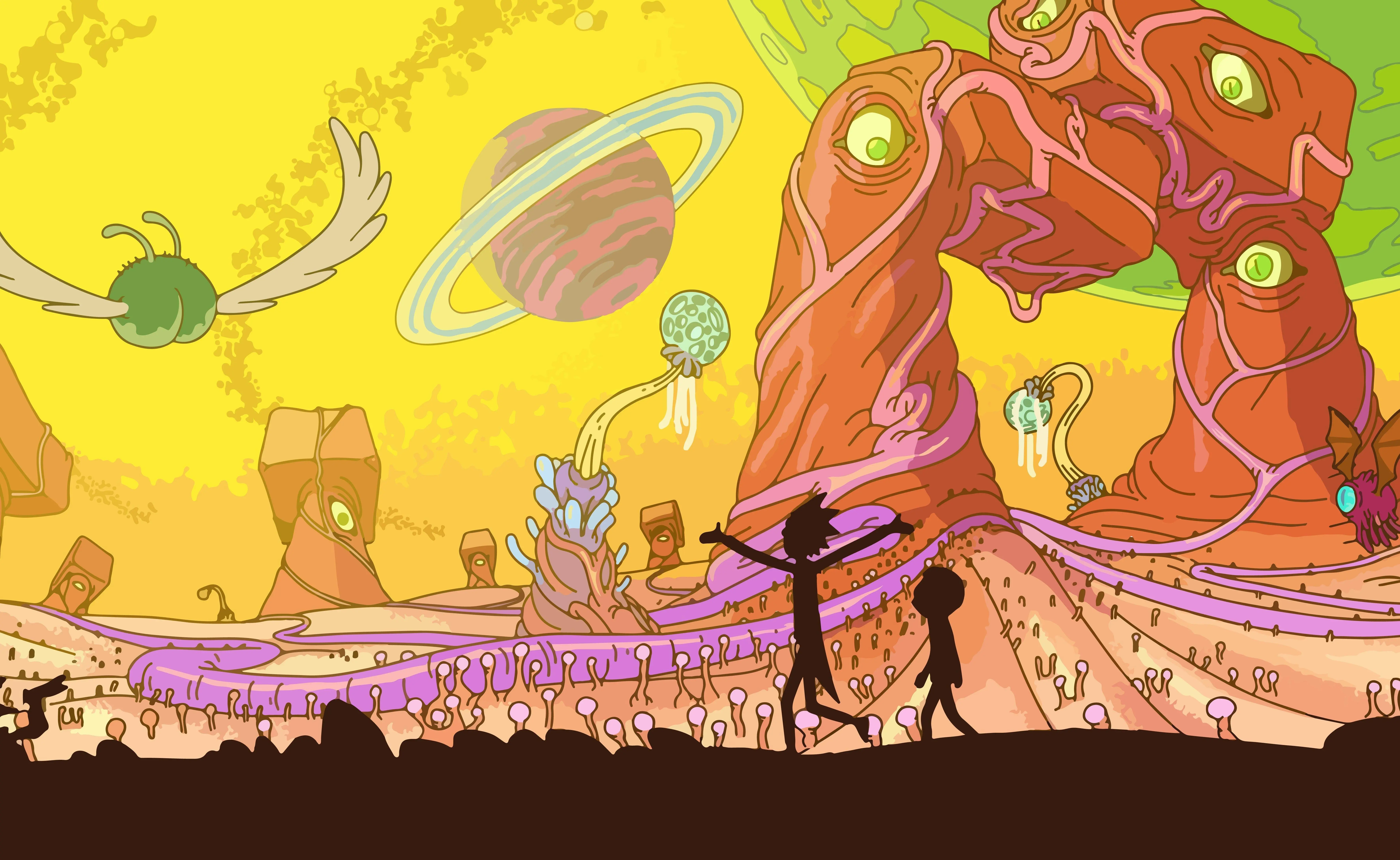 Rick and Morty background 16