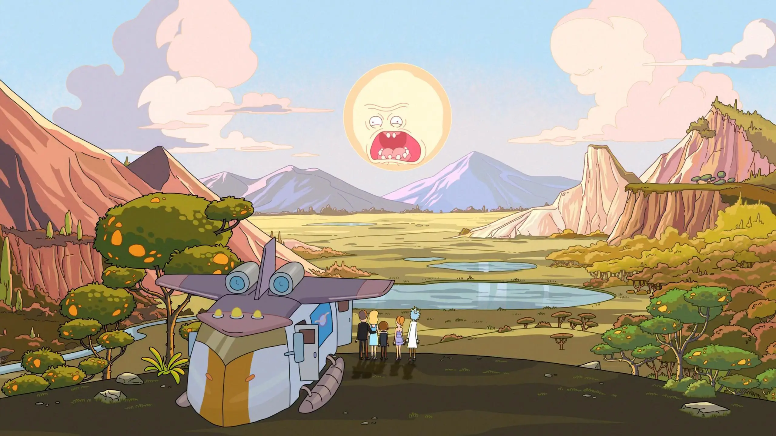 Rick and Morty background 19