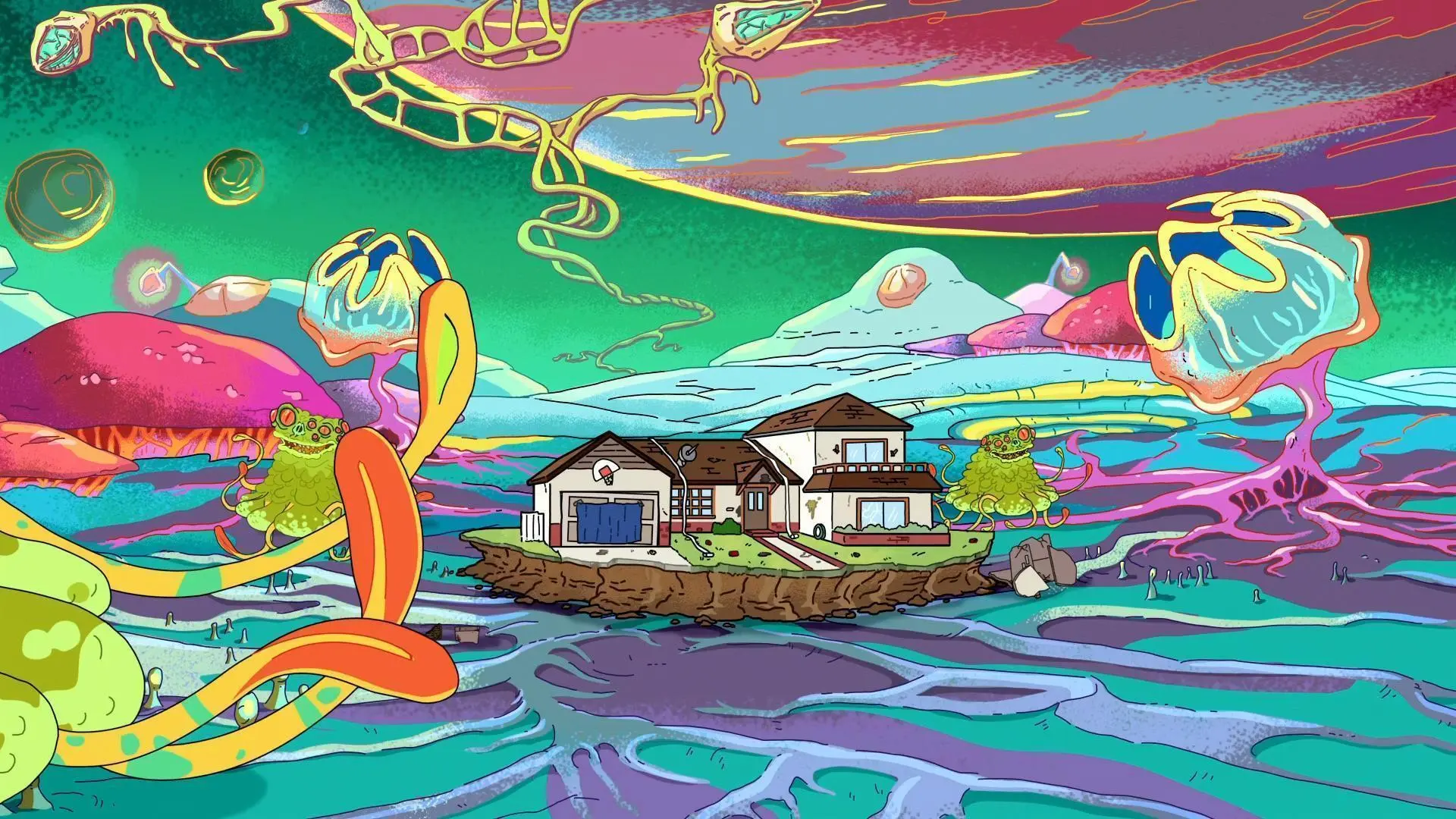 Rick and Morty background 21