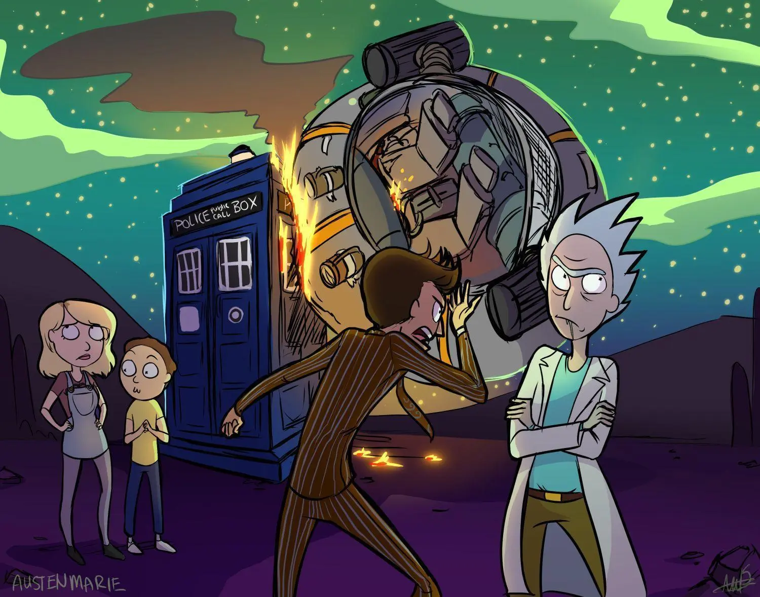 Rick and Morty background 25