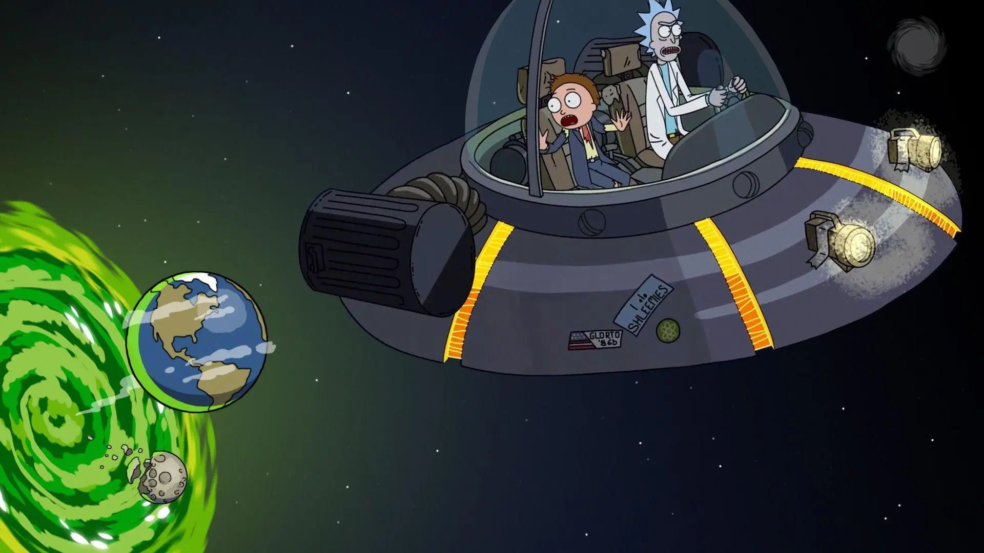 Rick and Morty background 26
