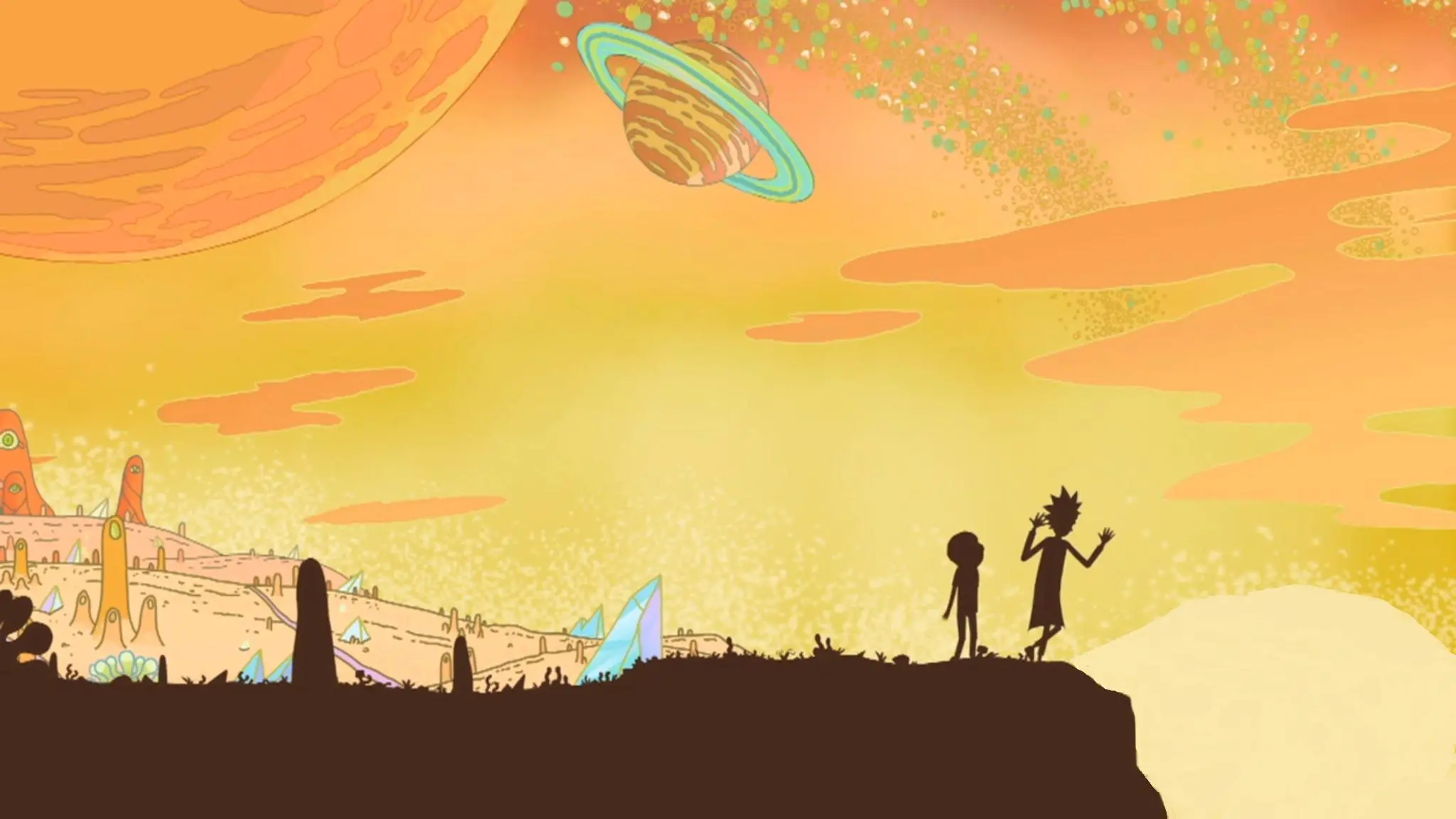 Rick and Morty background 3