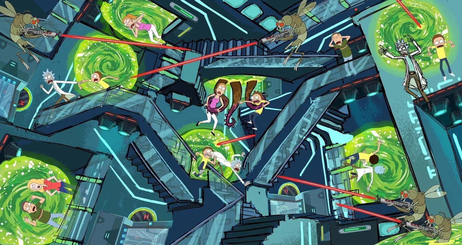Rick and Morty background 32
