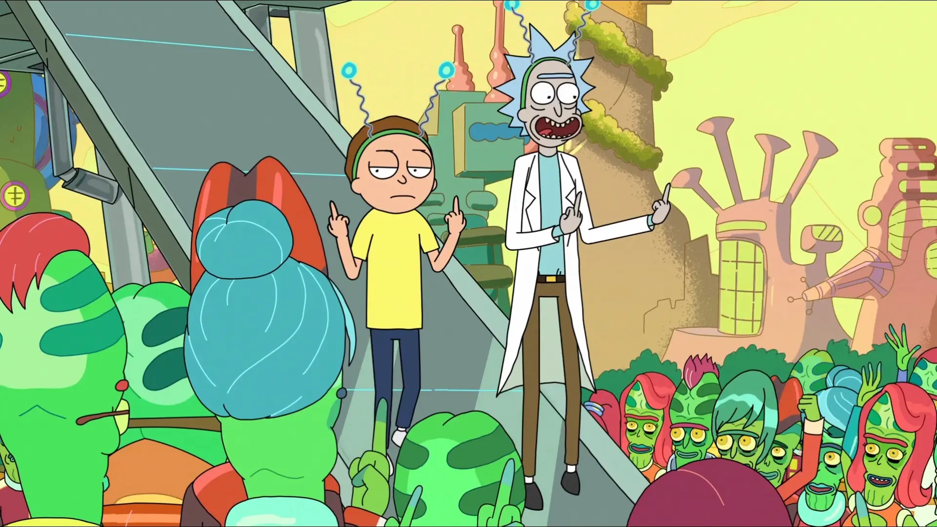 Rick and Morty background 36