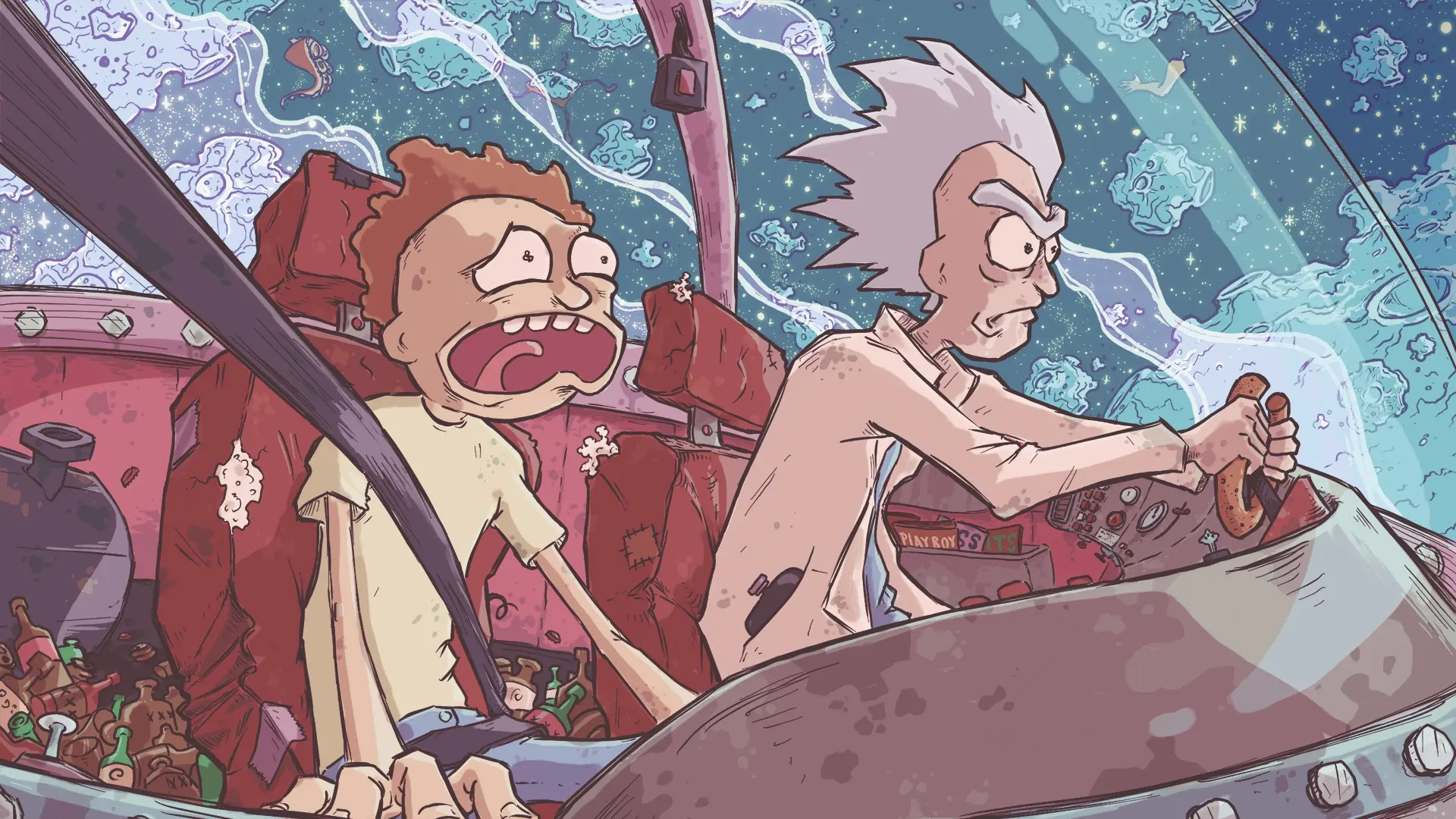 Rick and Morty background 39