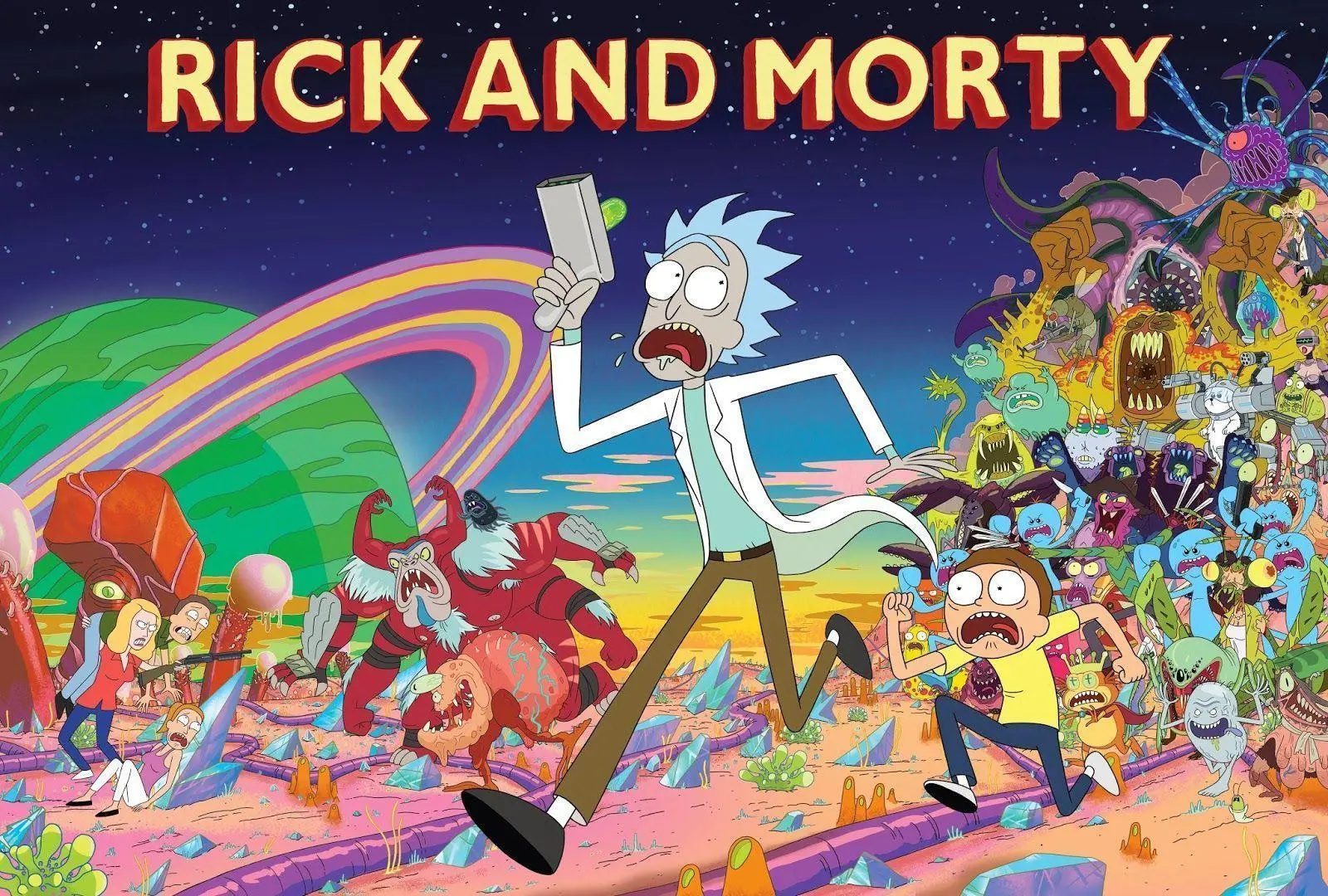 Rick and Morty background 4