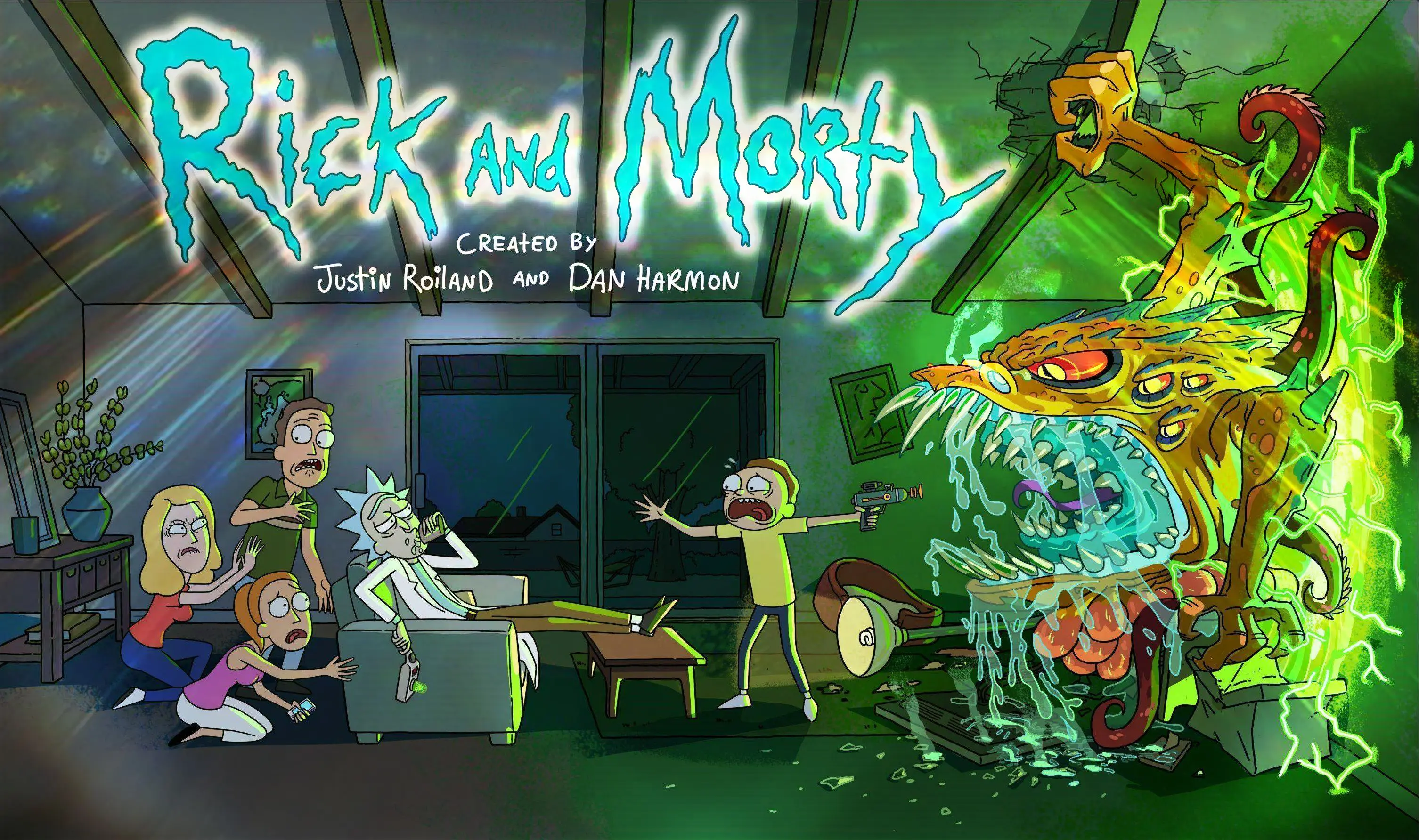 Rick and Morty background 44