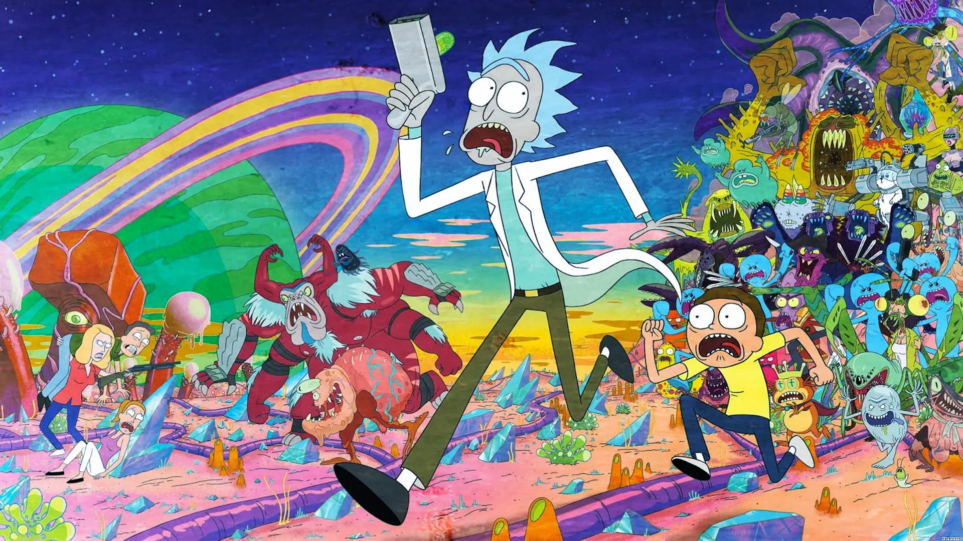 Rick and Morty background 45