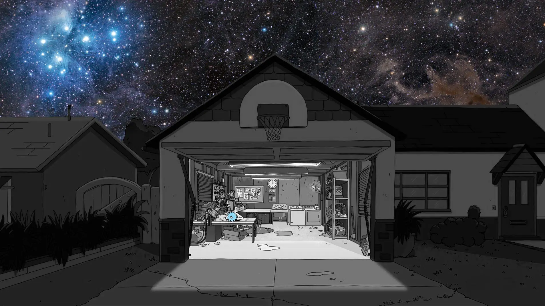 Rick and Morty background 9