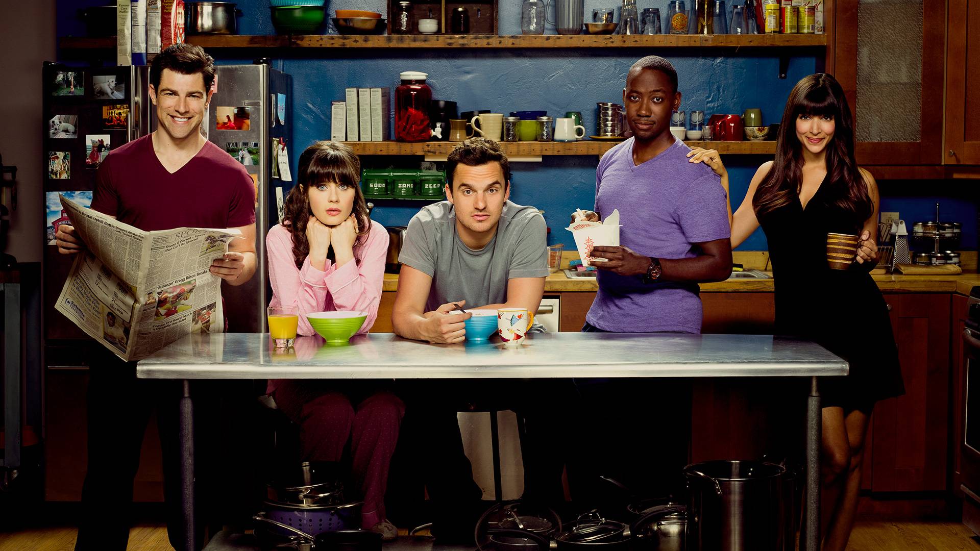 New Girl wallpaper 11, Jess - a bubbly offbeat teacher who is known to burs...